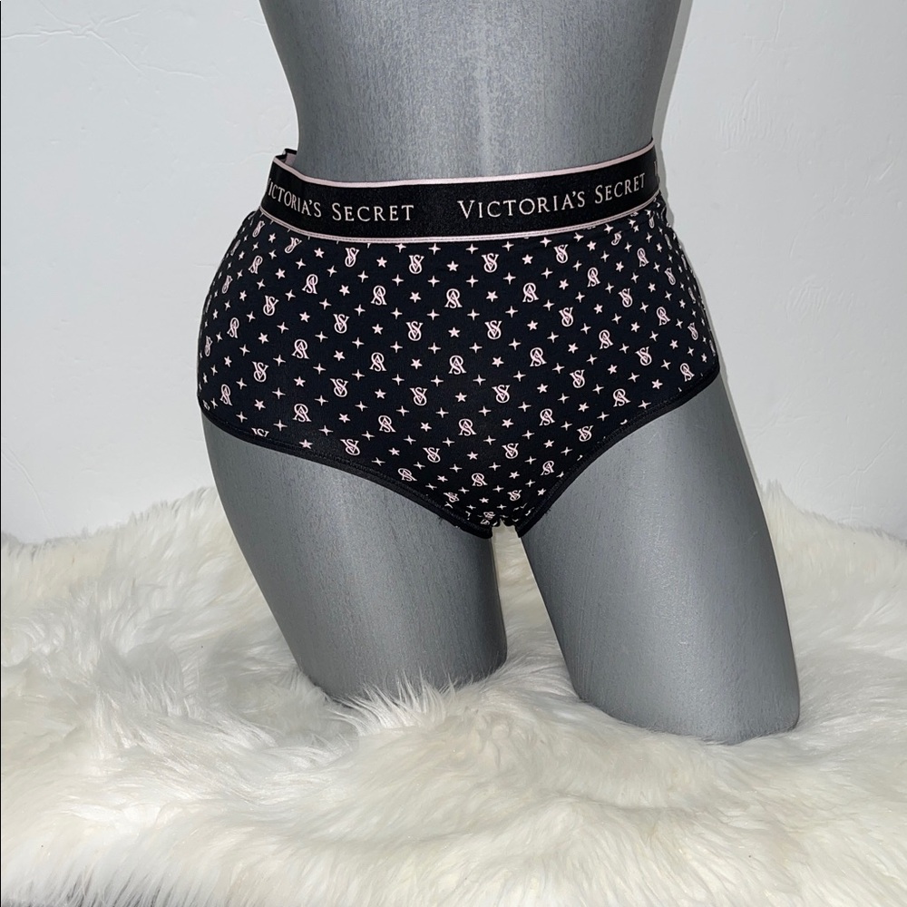 Victoria’s Secret Logo Cotton Modern Brief Panty Underwear. NWT